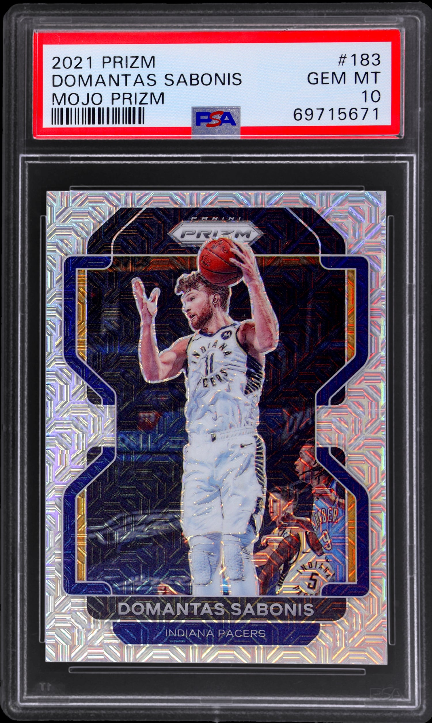 2021 Prizm Mojo Prizm Domantas Sabonis #183 /25 PSA 10