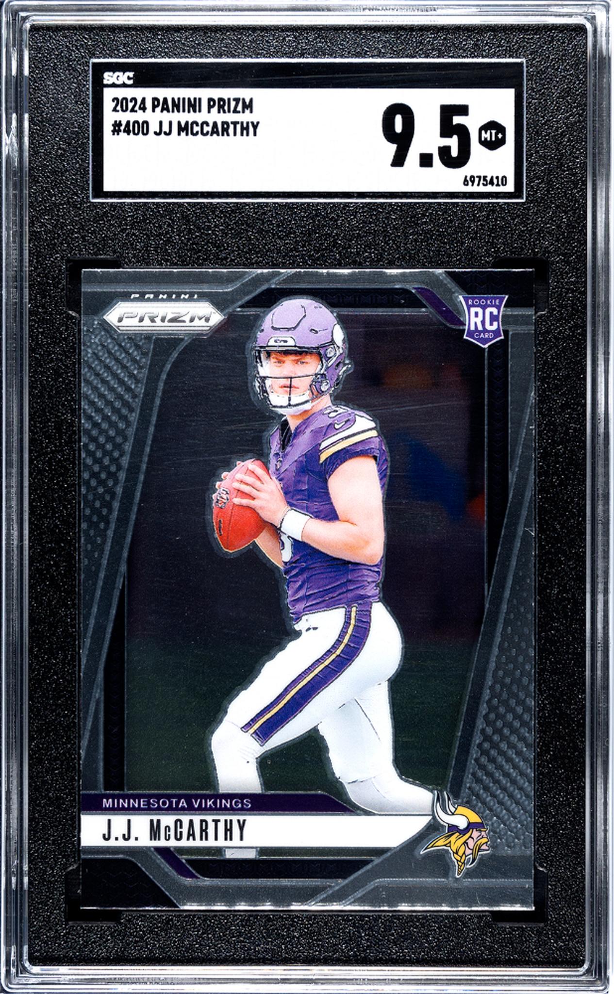 2024 Prizm #400 J.J. McCarthy SGC 9.5