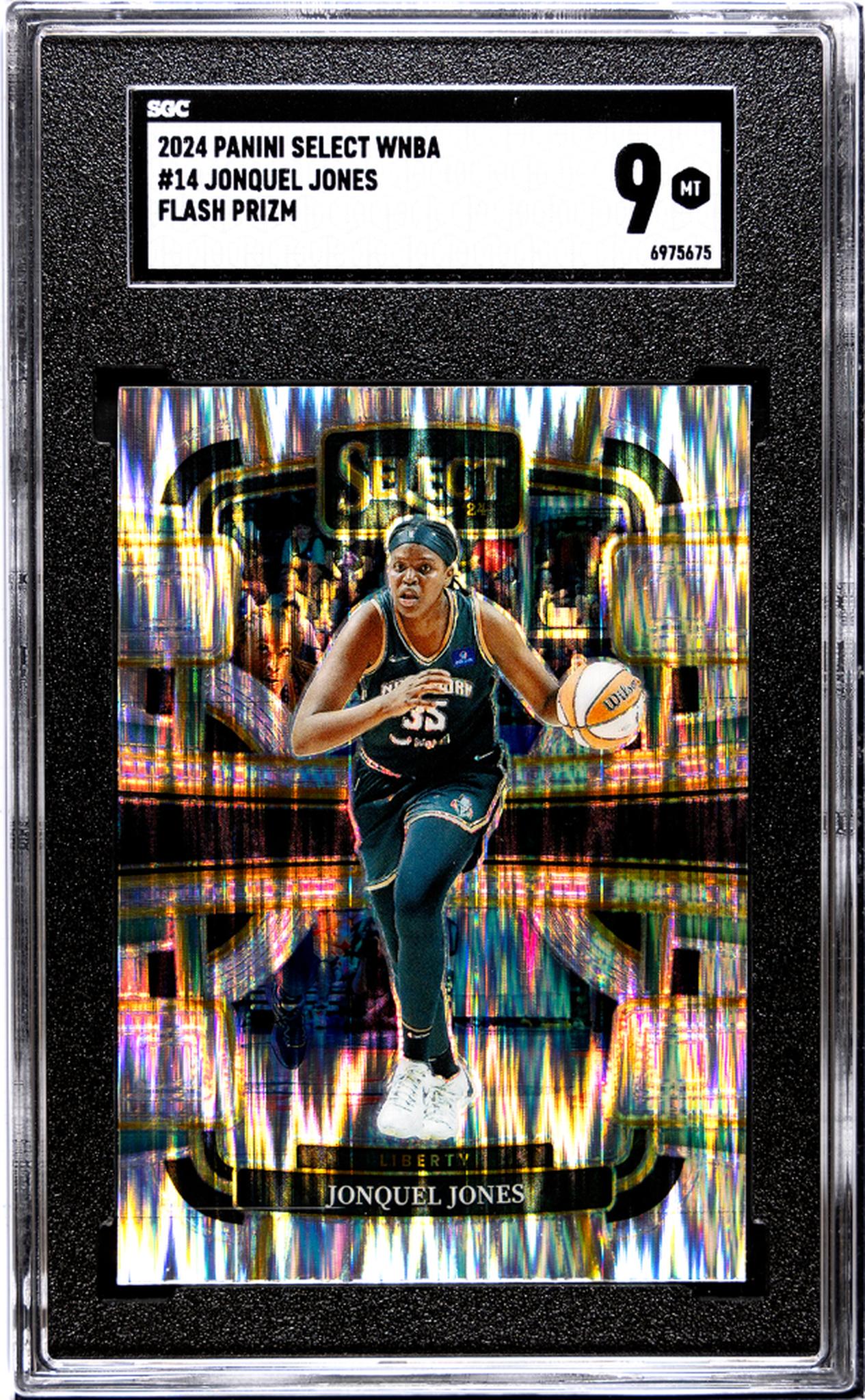 2024 Panini Select Flash Prizm Jonquel Jones #14 SGC 9