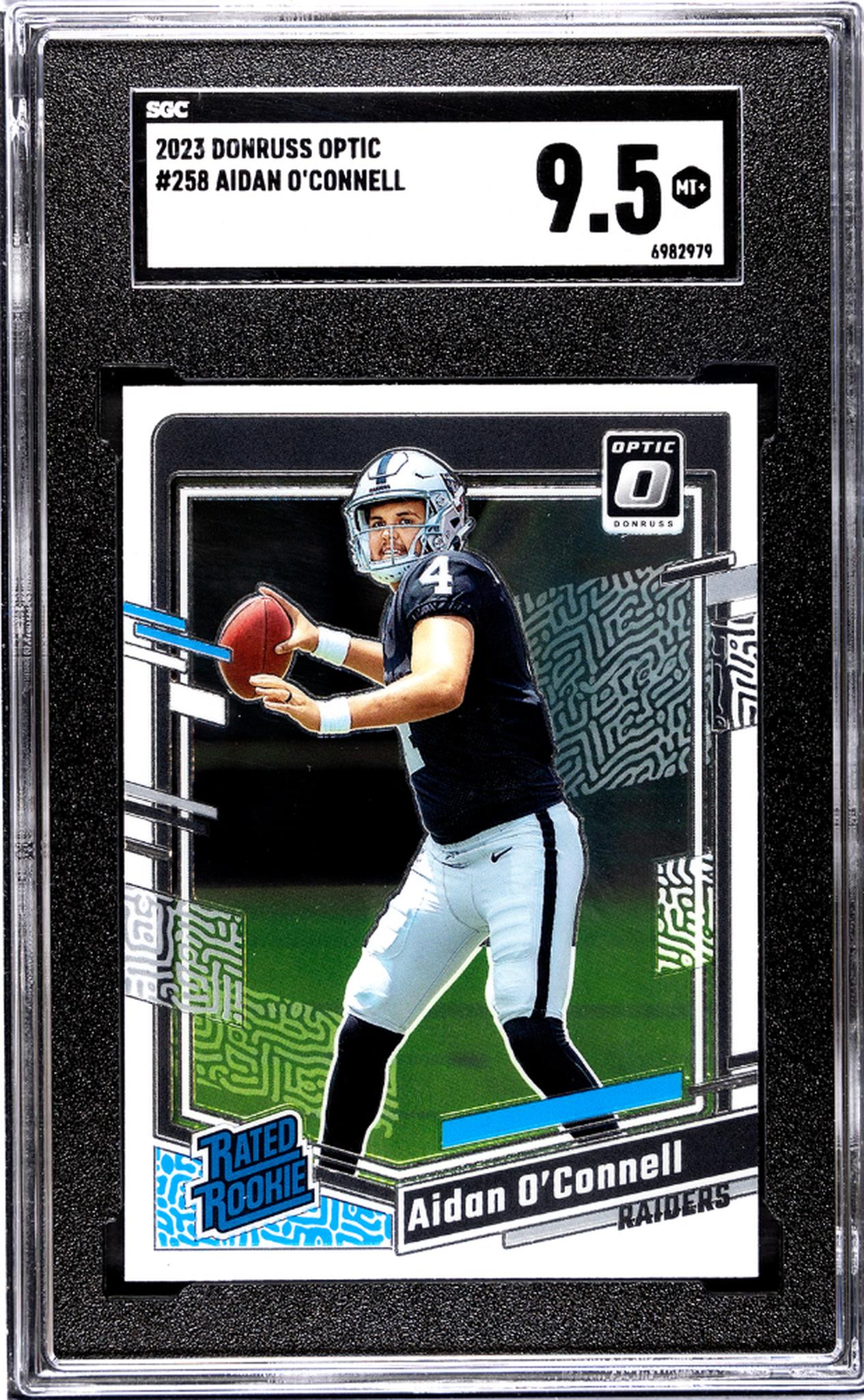 2023 Donruss Optic #258 Aidan O'Connell SGC 9.5