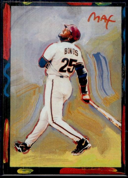 1997 Topps Gallery Peter Max Barry Bonds #PM9
