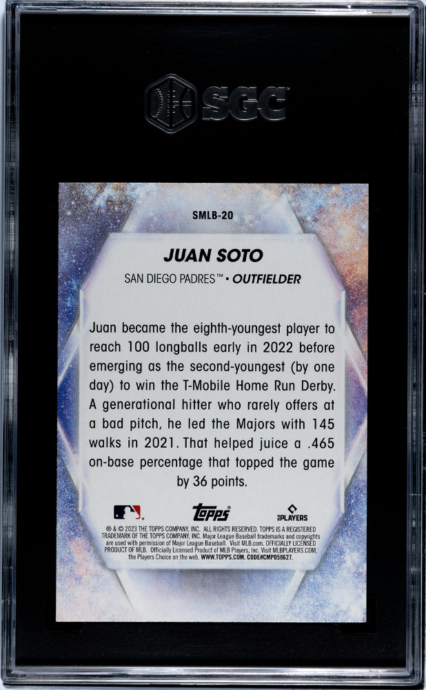 2023 Topps Stars of MLB Juan Soto #SMLB-20 SGC 10