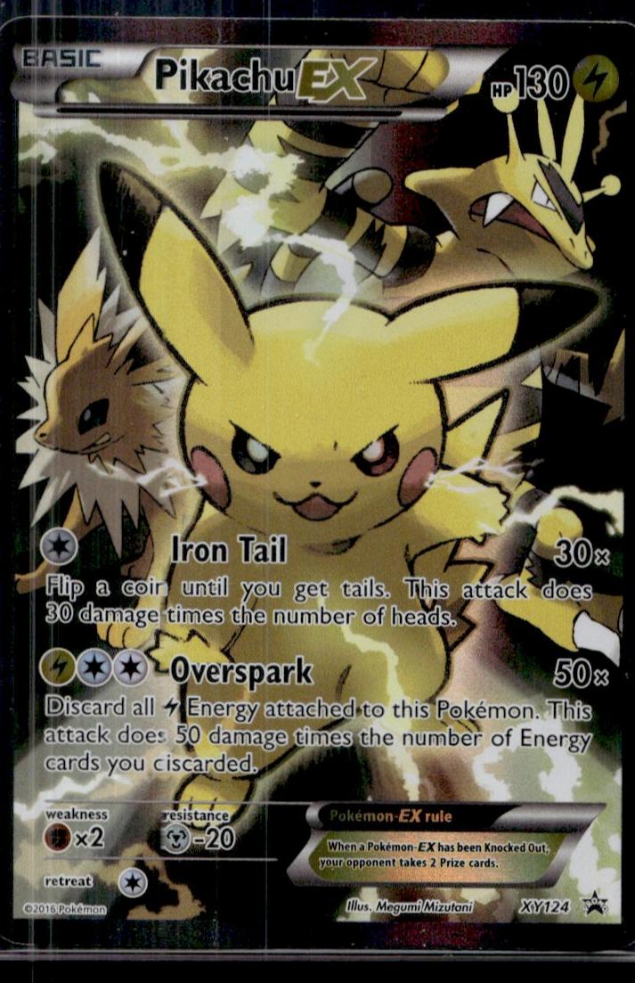 2016 Pokemon XY Black Star #XY124 Pikachu Promo