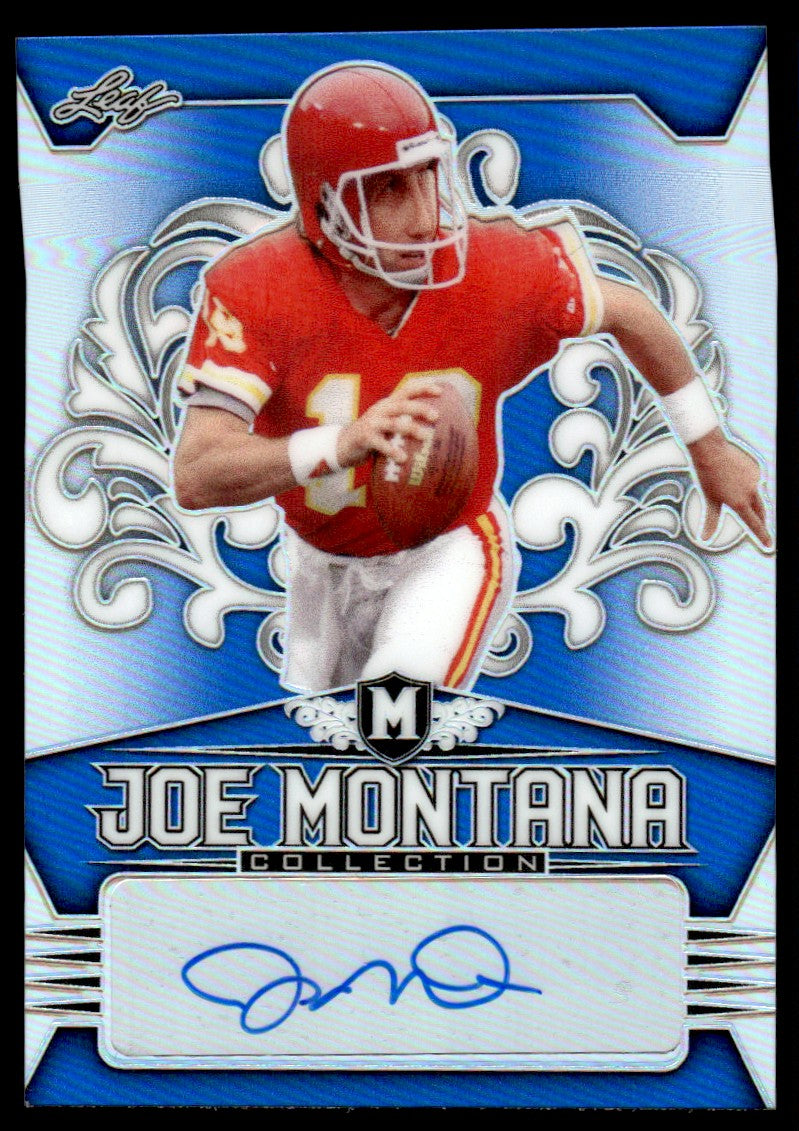 2020 Leaf Metal JM Collection Auto Blue /25 #JMC-03 Joe Montana