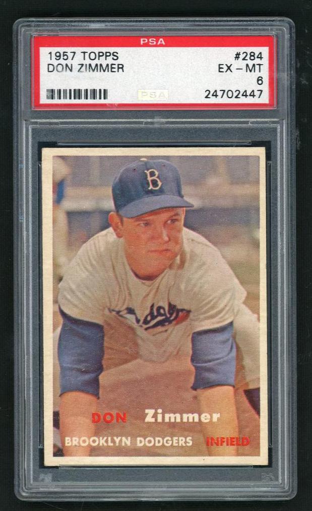 1957 Topps Don Zimmer #284 PSA 6