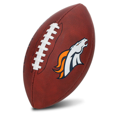 Franklin Sports NFL Denver Broncos Junior Brown Football - Boxed