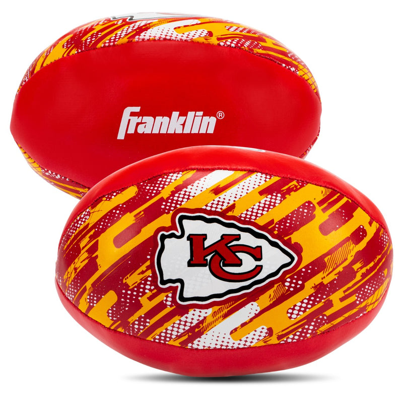 Franklin Sports NFL Kansas City Chiefs Soft Sport Footballs - 2 Pack