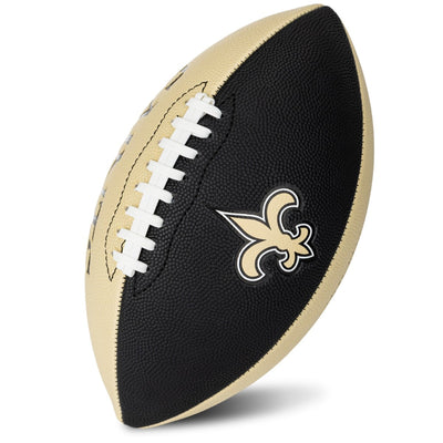 Franklin Sports NFL New Orleans Saints Junior Color Block Football