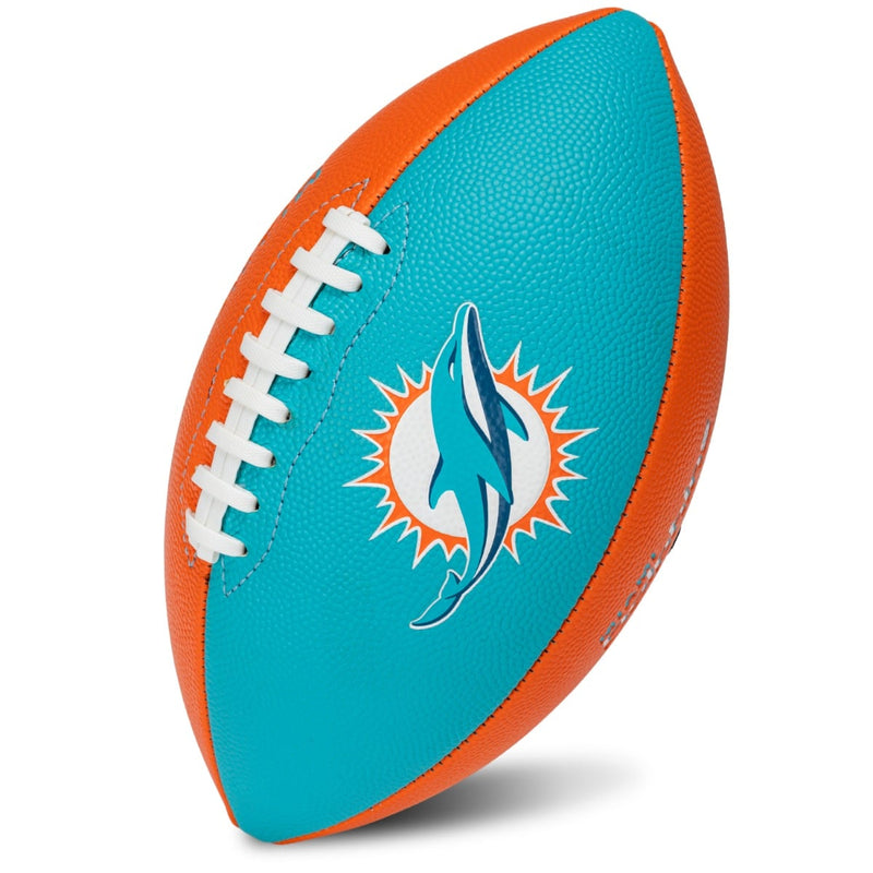 Franklin Sports NFL Miami Dolphins Junior Color Block Football - Inflated