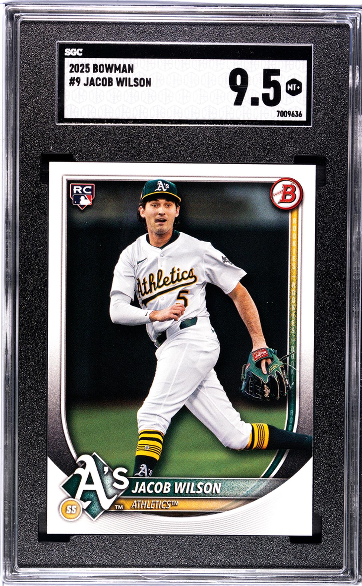 2025 Bowman #9 Jacob Wilson SGC 9.5
