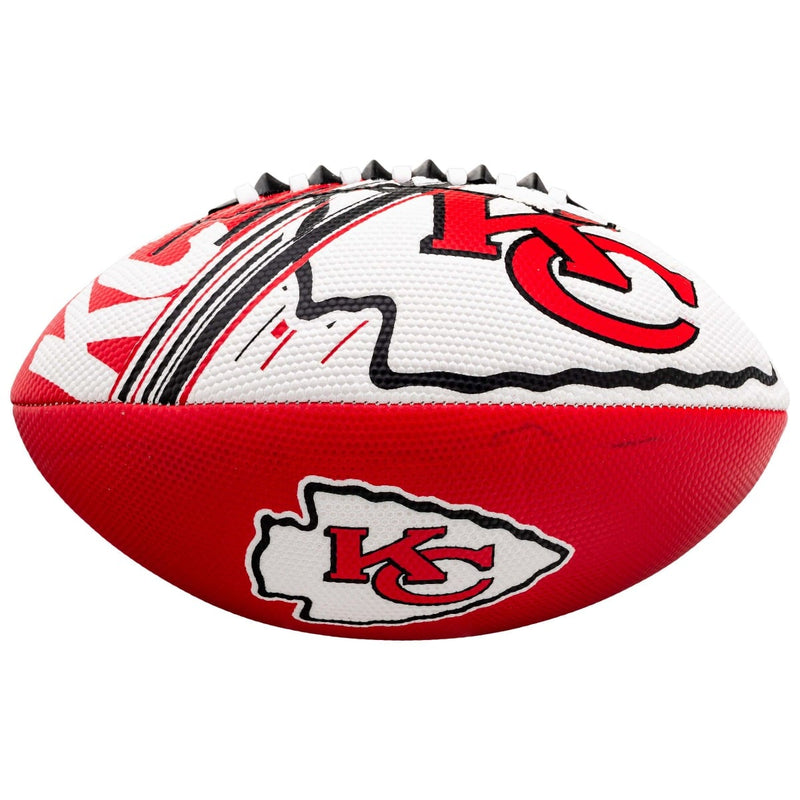 Franklin Sports NFL Air Tech Football - Kansas City Chiefs - 8.5 Inch
