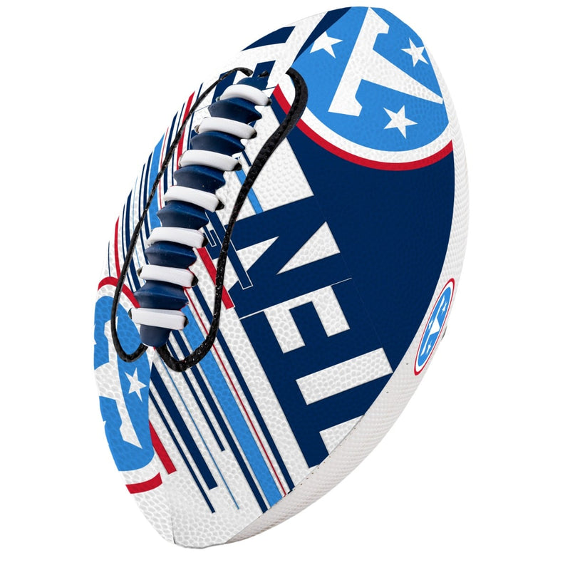 Franklin Sports NFL Air Tech Football - Tennessee Titans - Size 8.5"