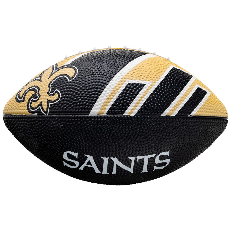 Franklin Sports NFL Rubber Football - New Orleans Saints - Size 8.5"