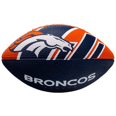 Franklin Sports NFL Rubber Football - Denver Broncos - 8.5 Inch