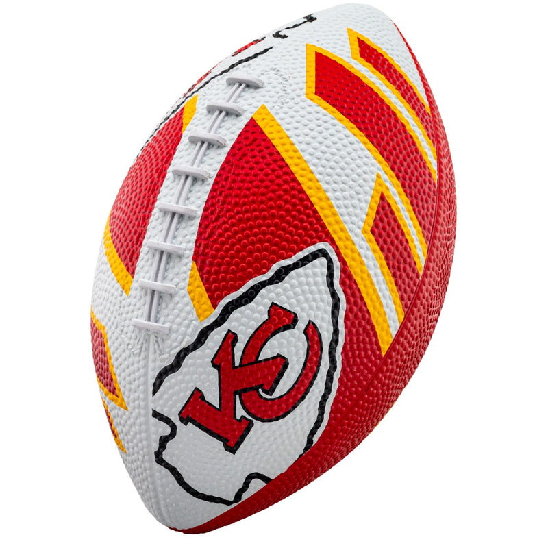 Franklin Sports NFL Rubber Football - Kansas City Chiefs - Size 8.5"