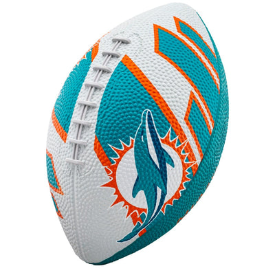 Franklin Sports NFL Miami Dolphins Rubber Football - 8.5 Inch