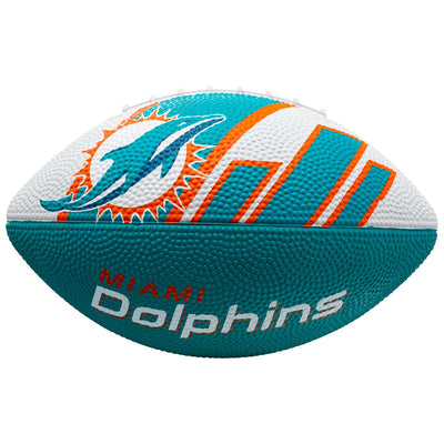 Franklin Sports NFL Rubber Football - Miami Dolphins - Size 8.5"