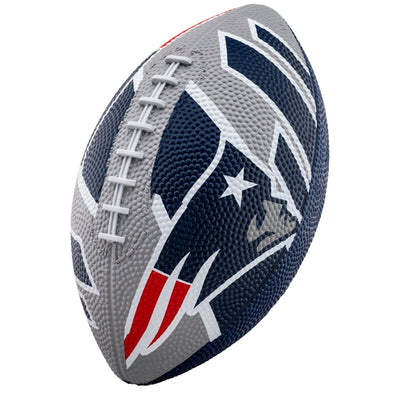 Franklin Sports NFL Rubber Football - New England Patriots - 8.5 Inch
