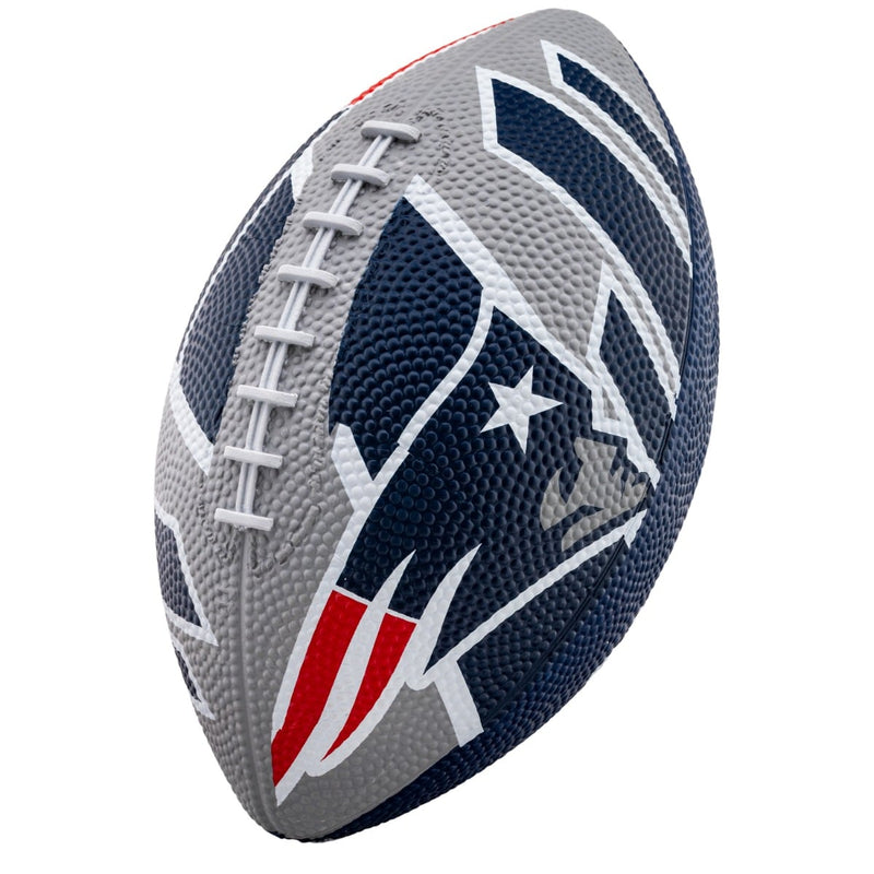 Franklin Sports NFL Rubber Football - New England Patriots - 8.5 Inch