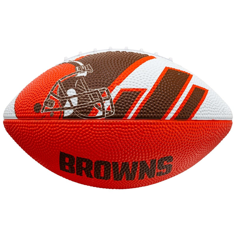 Franklin Sports NFL Cleveland Browns Mini Rubber Football - 8.5 Inch