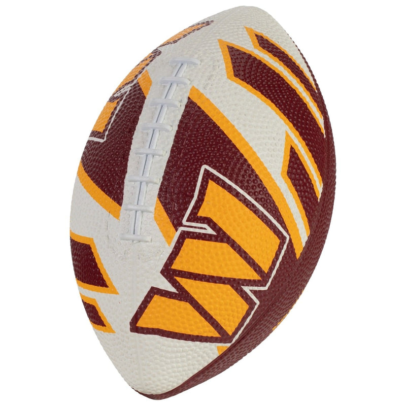 Franklin Sports NFL Washington Commanders Rubber Football - 8.5 Inch