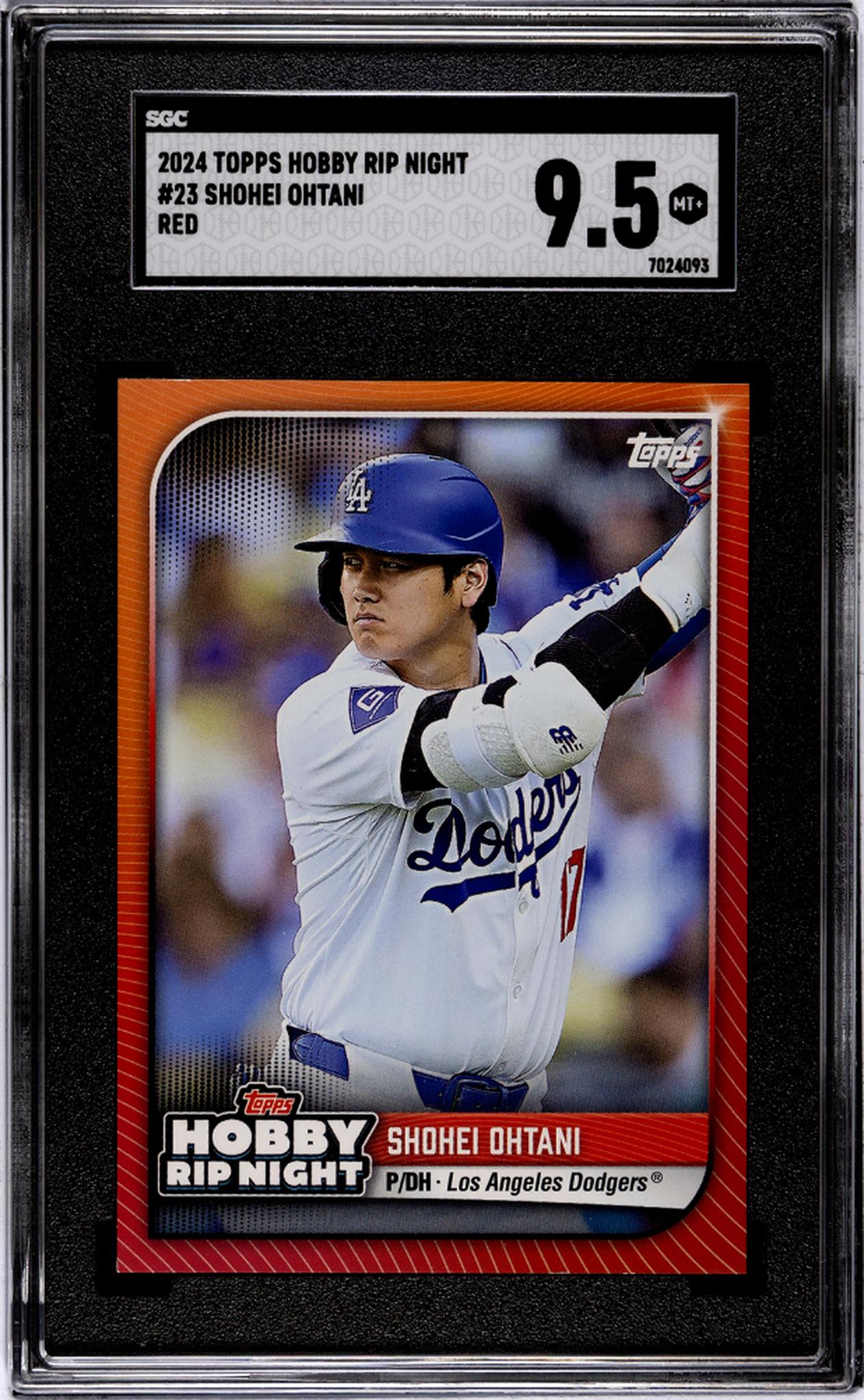 2024 Topps #23 Shohei Ohtani Red SGC 9.5