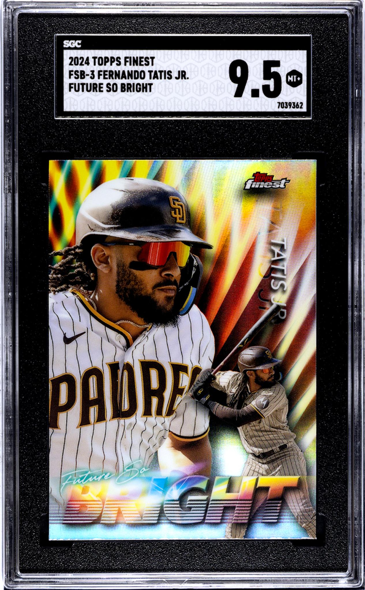 2024 Topps Finest #FSB-3 Fernando Tatis Jr. Future So Bright SGC 9.5