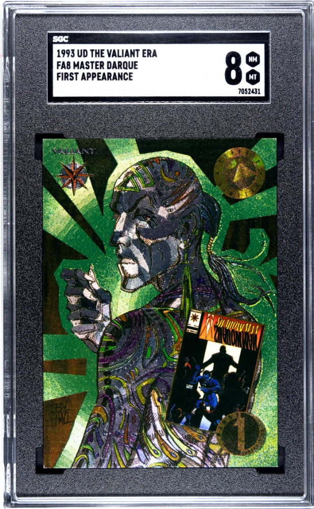 1993 Valiant First Appearance Master Darque #FA8 SGC 8