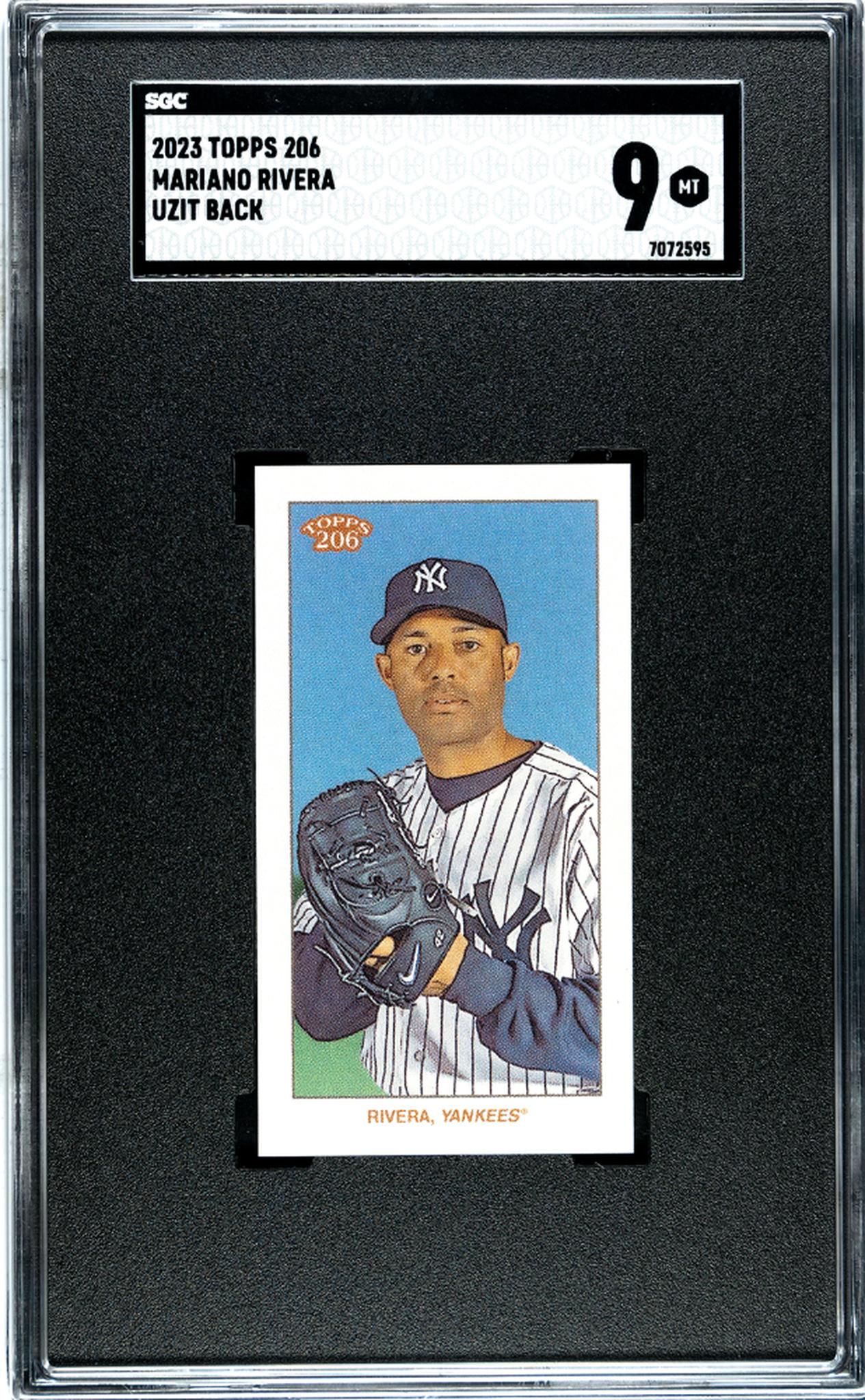2023 Topps 206 Mariano Rivera Uzit Back SGC 9