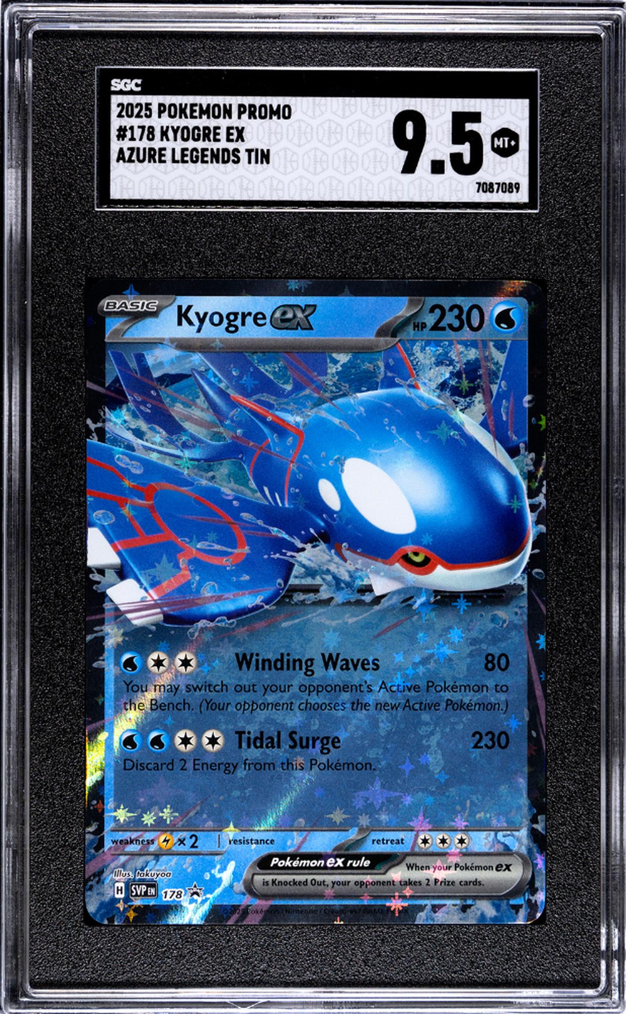 2025 Pokemon #178 Azure Legends Tin SGC 9.5