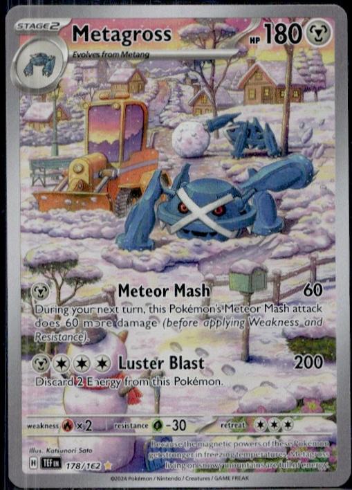 Metagross 178/162  Temporal Forces Illustration Rare