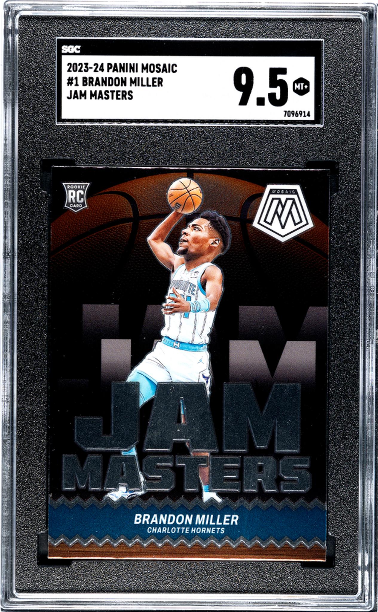 2023 Mosaic #1 Brandon Miller Jam Masters SGC 9.5