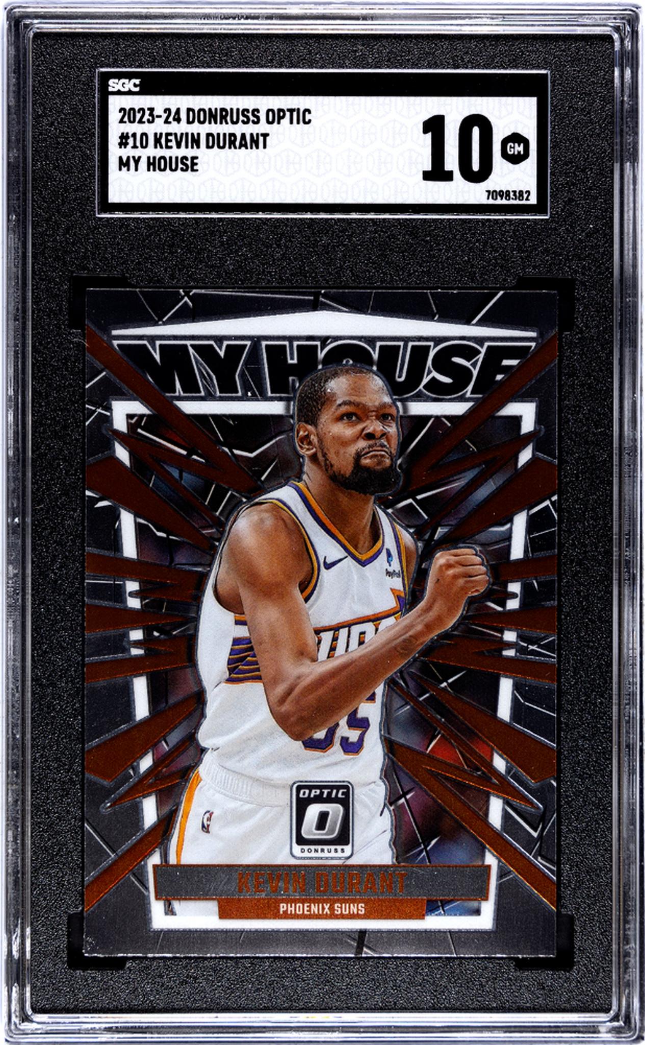 2023 Donruss Optic #10 Kevin Durant My House SGC 10