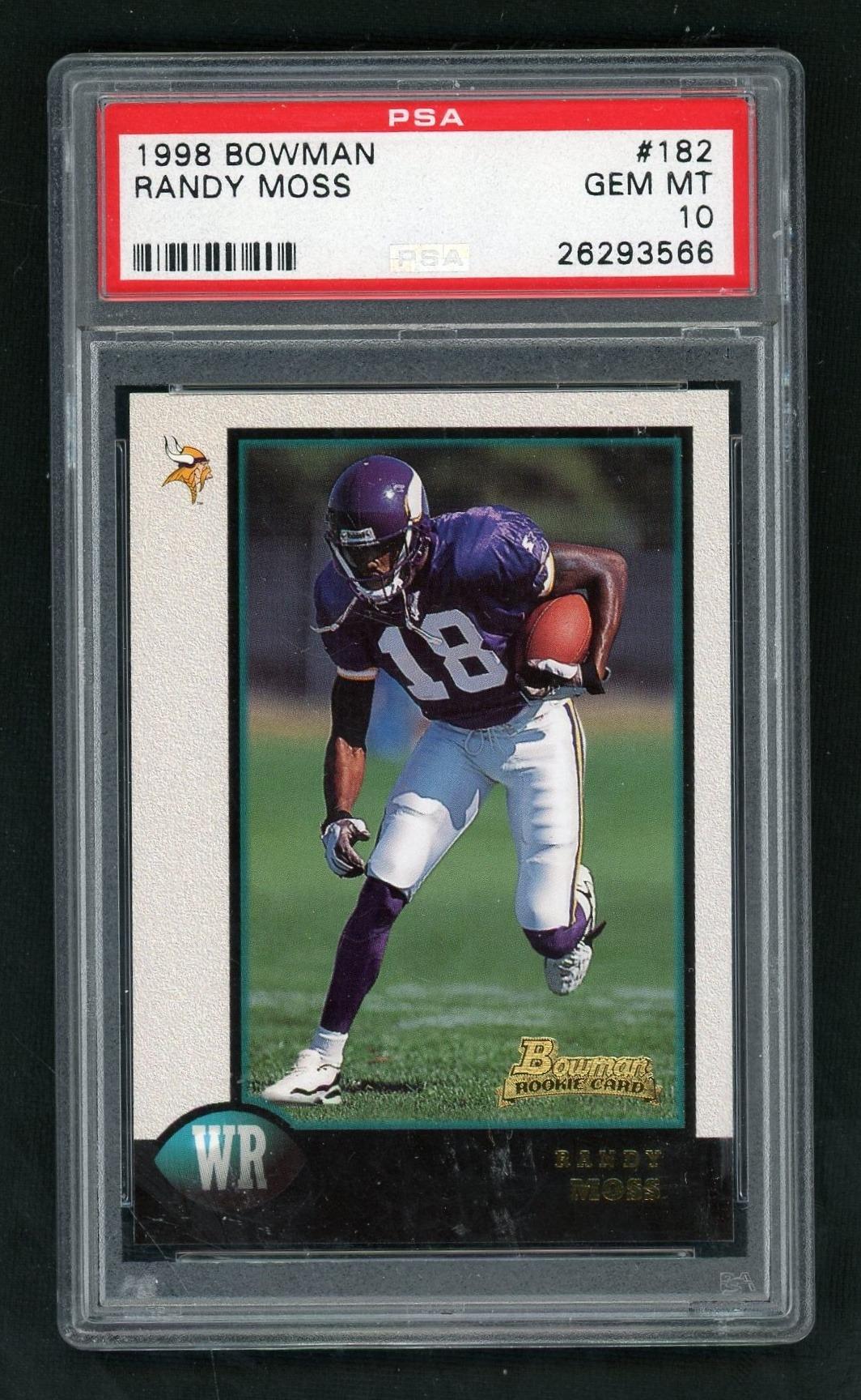 1998 Bowman Randy Moss #182 PSA 10