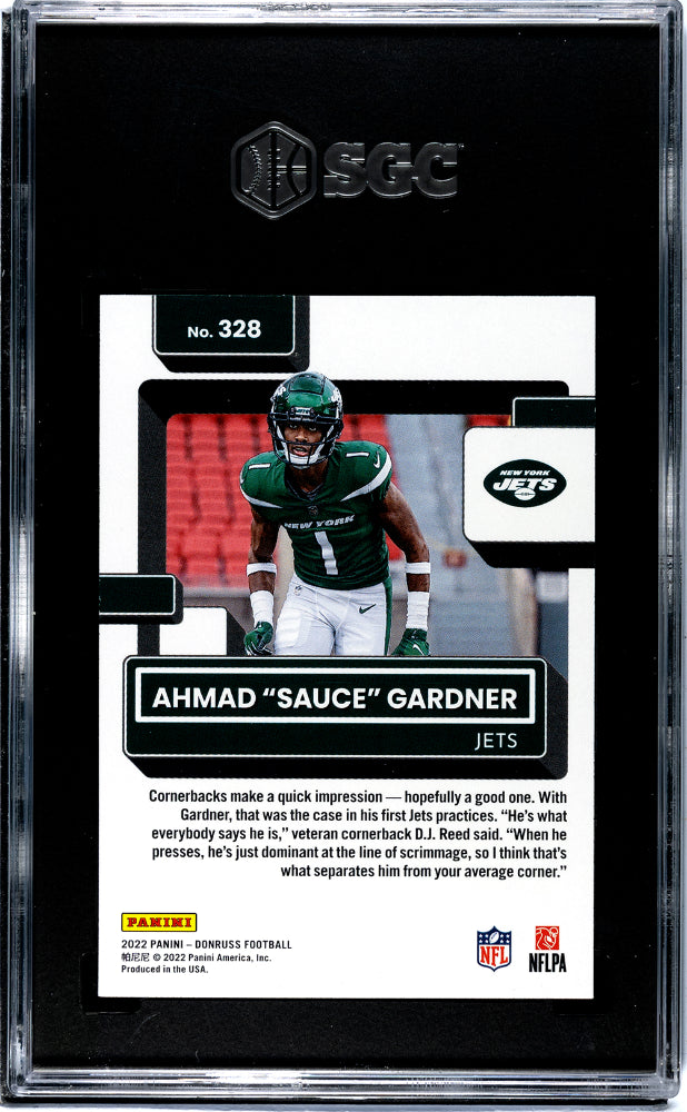 2022 Donruss #328 Ahmad Gardner SGC 10