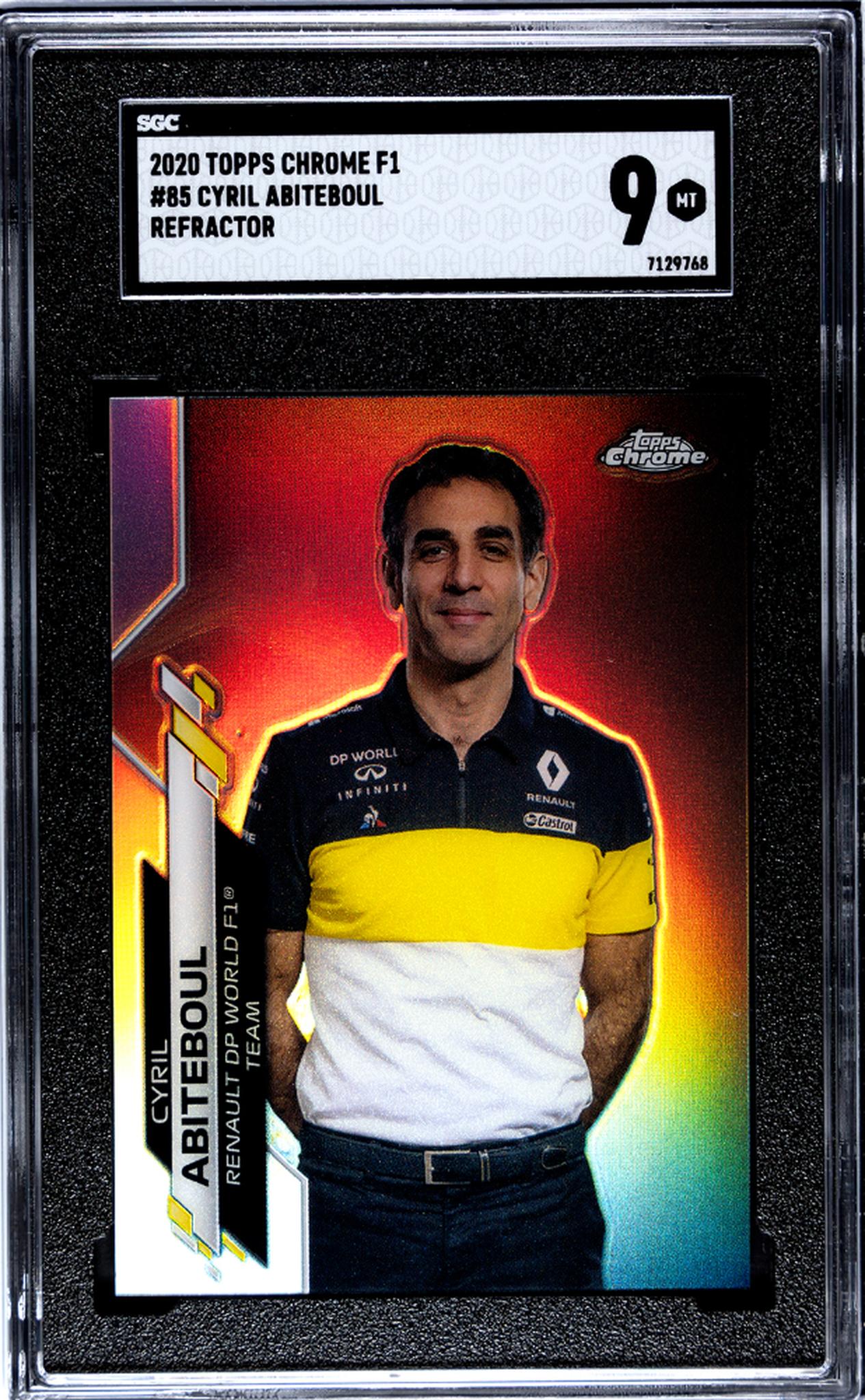 2020 Topps Chrome F1 #85 Cyril Abiteboul Ref. SGC 9