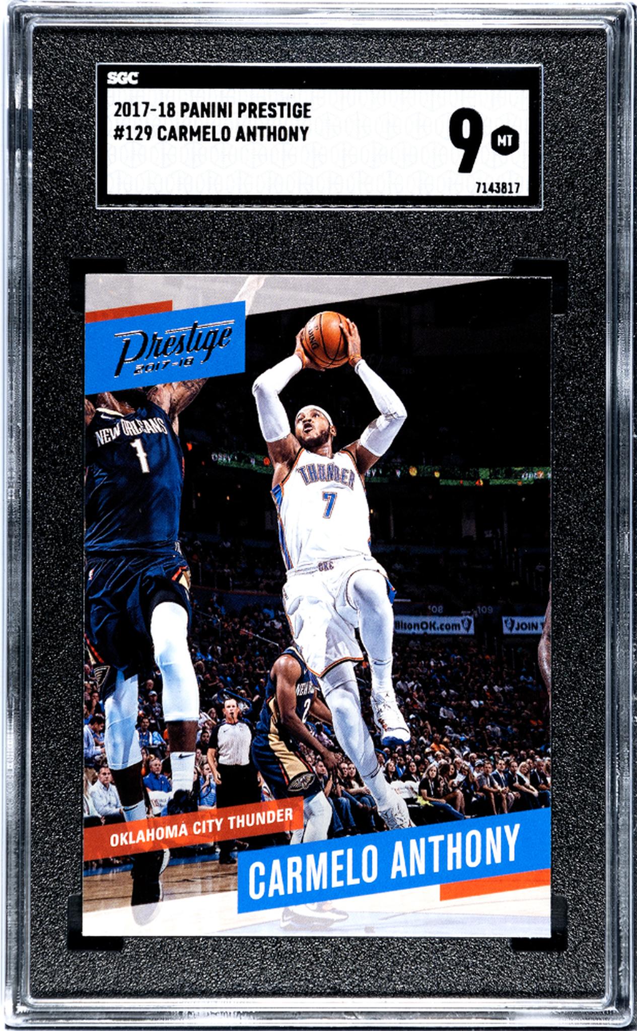 2017 Panini Prestige Carmelo Anthony #129 SGC 9