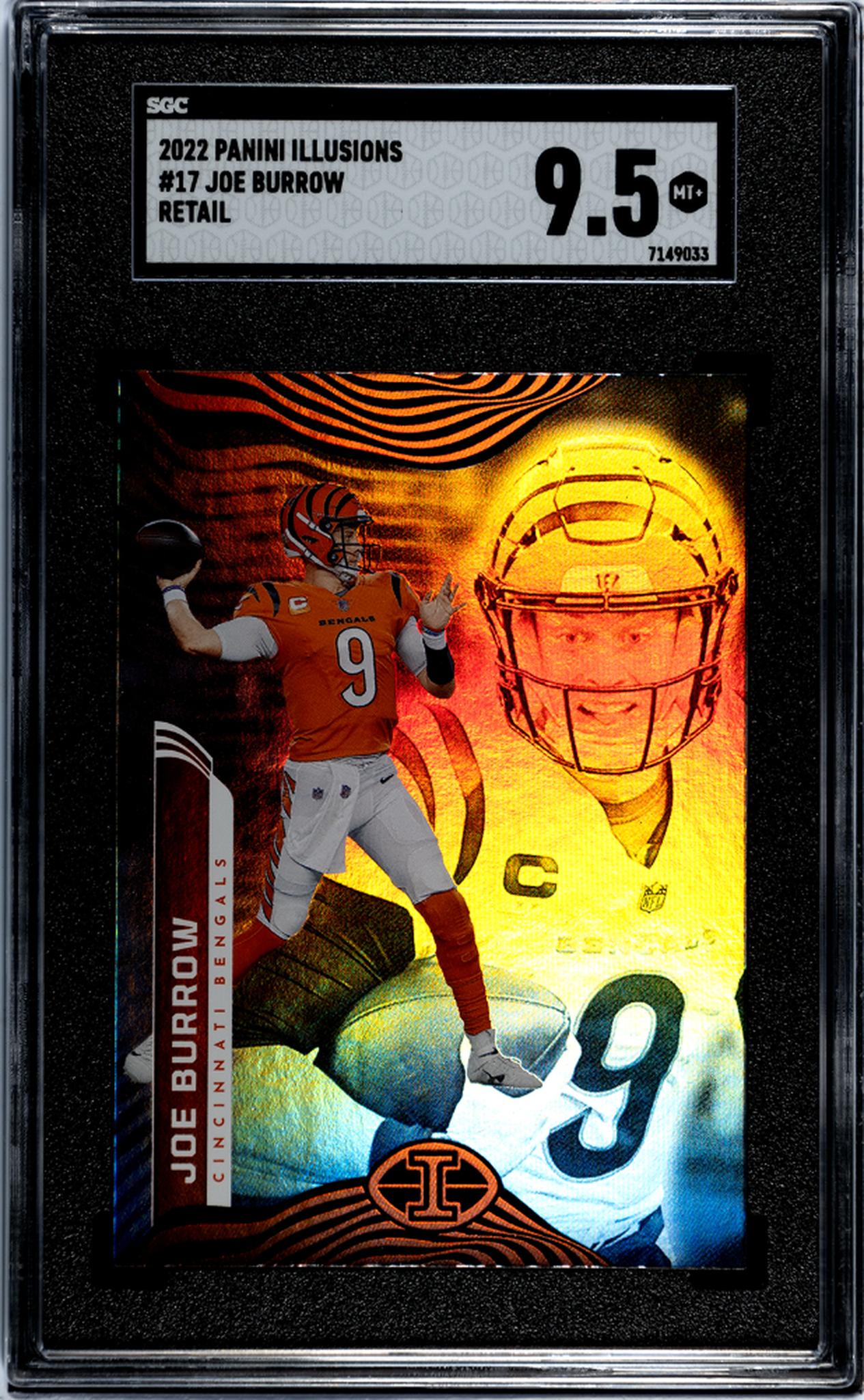 2022 Panini Illusions Retail Joe Burrow #17 SGC 9.5