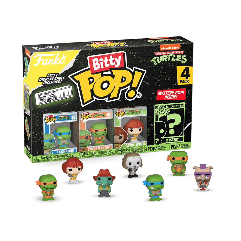Funko Bitty Pop!: Teenage Mutant Ninja Turtles - Leonardo 4-Pack
