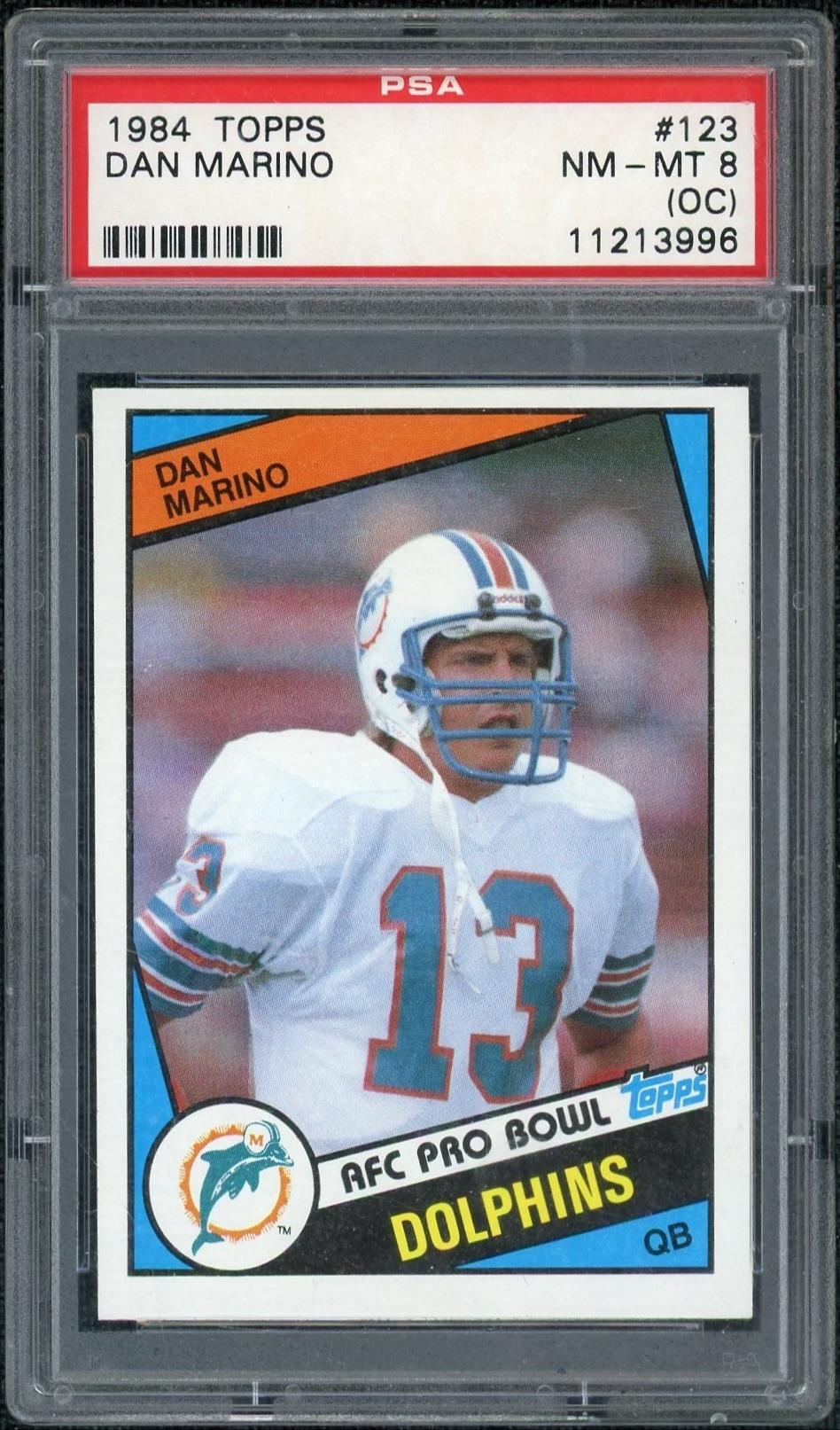 1984 Topps Dan Marino #123 PSA 8