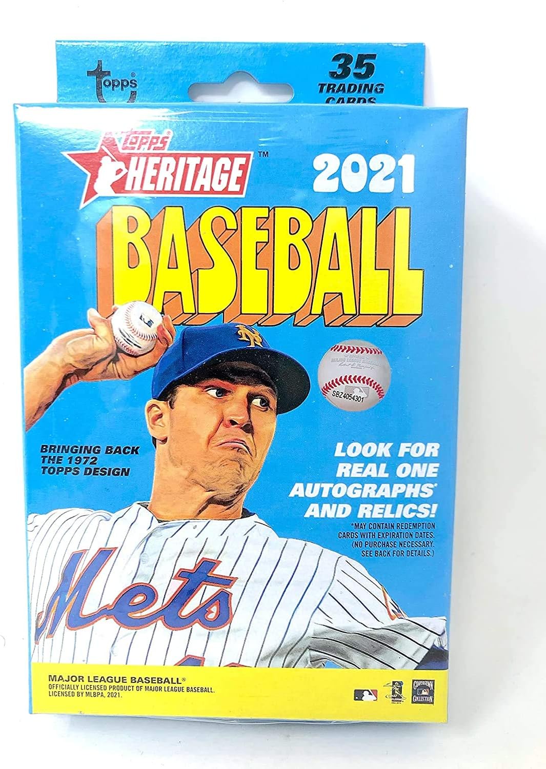 2021 Topps Heritage Baseball Hanger Box