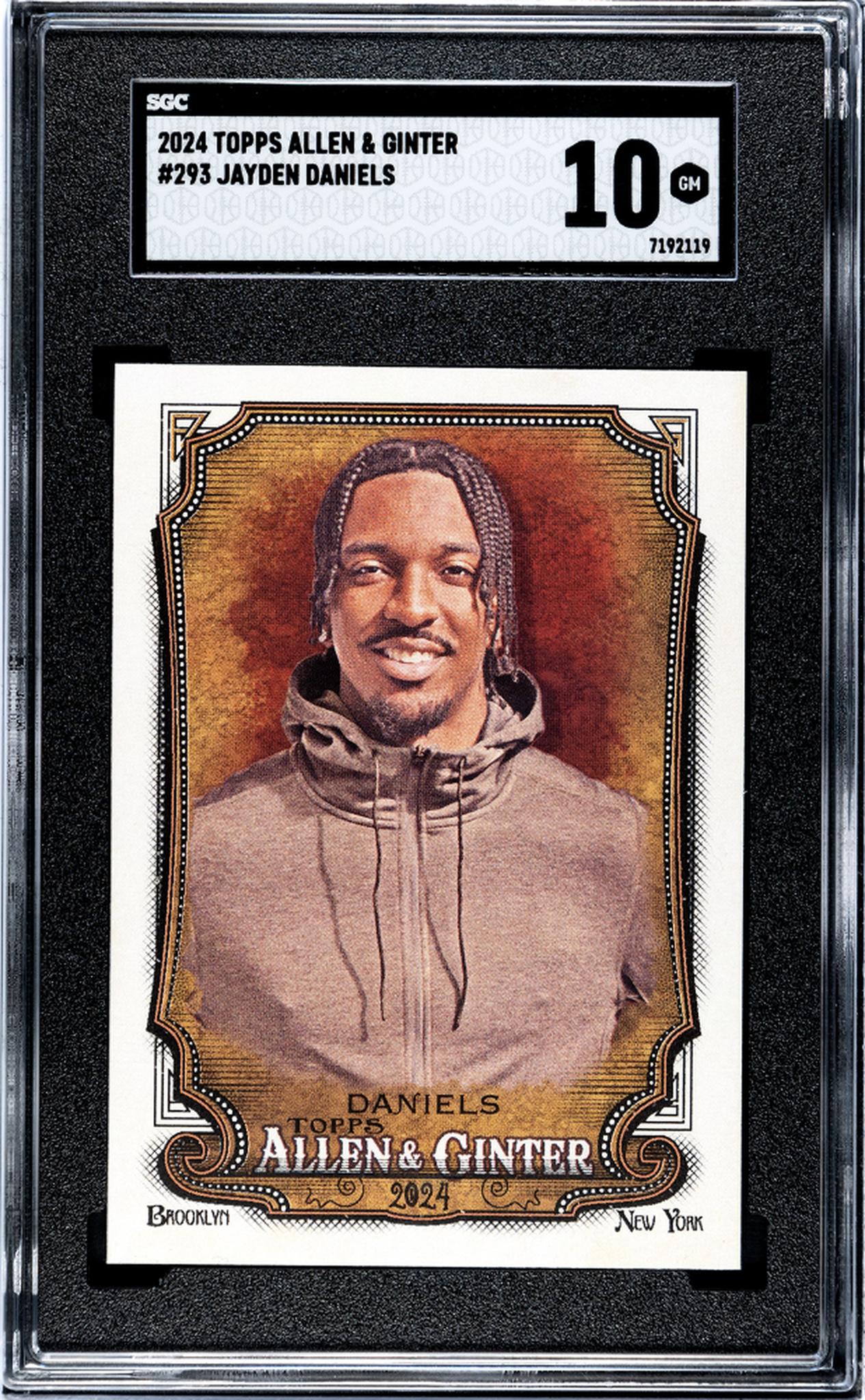 2024 Topps Allen & Ginter #293 Jayden Daniels SGC 10