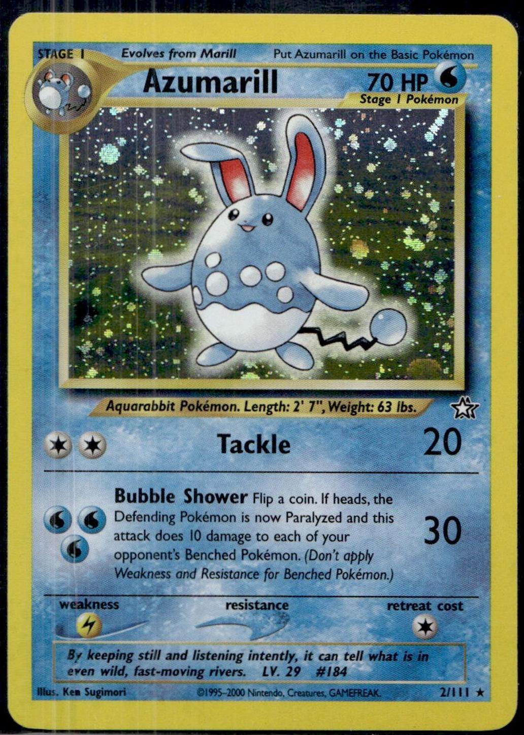 Azumarill 2/111 Neo Genesis 