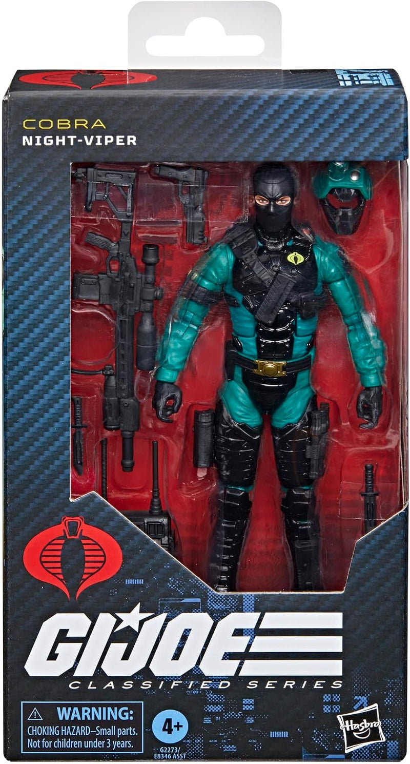 G.I. Joe Classified Series Night-Viper Action Figure #187 - 6 Inch
