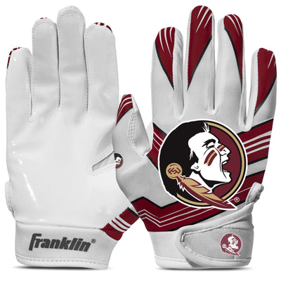 Franklin Sports NCAA Florida State Kids Football Receiver Gloves XS/S
