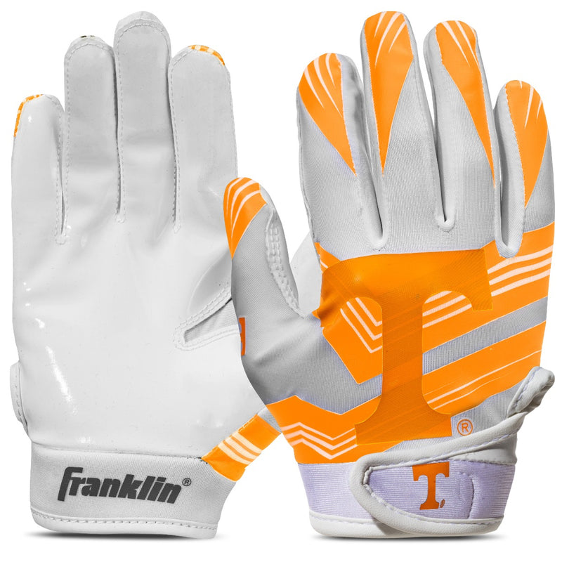 Franklin Sports NCAA Tennessee Football Receiver Gloves - Youth XS/S