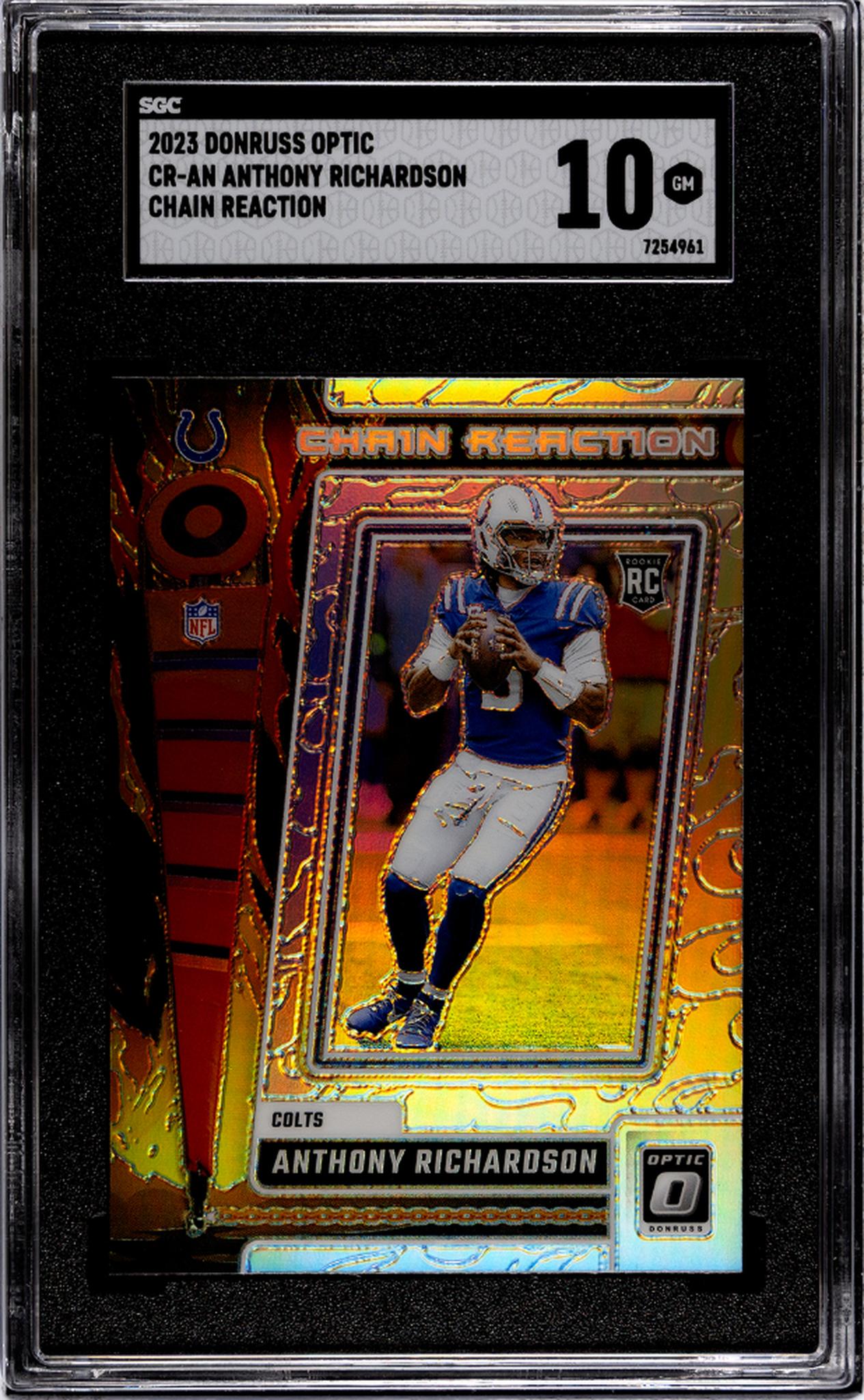 2023 Panini Donruss Optic Anthony Richardson #CR-AN SGC 10