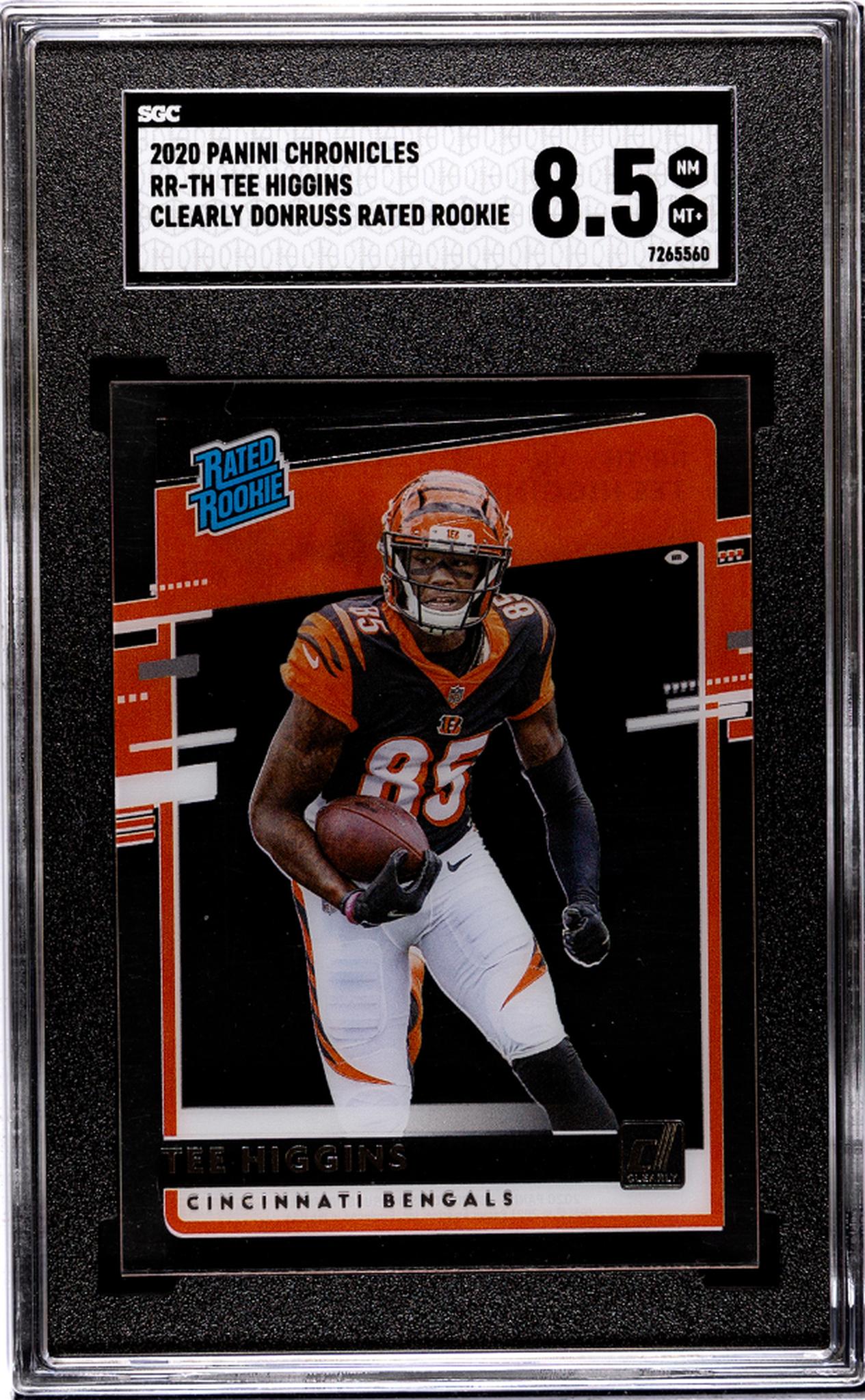 2020 Panini Chronicles #RR-TH Tee Higgins SGC 8.5