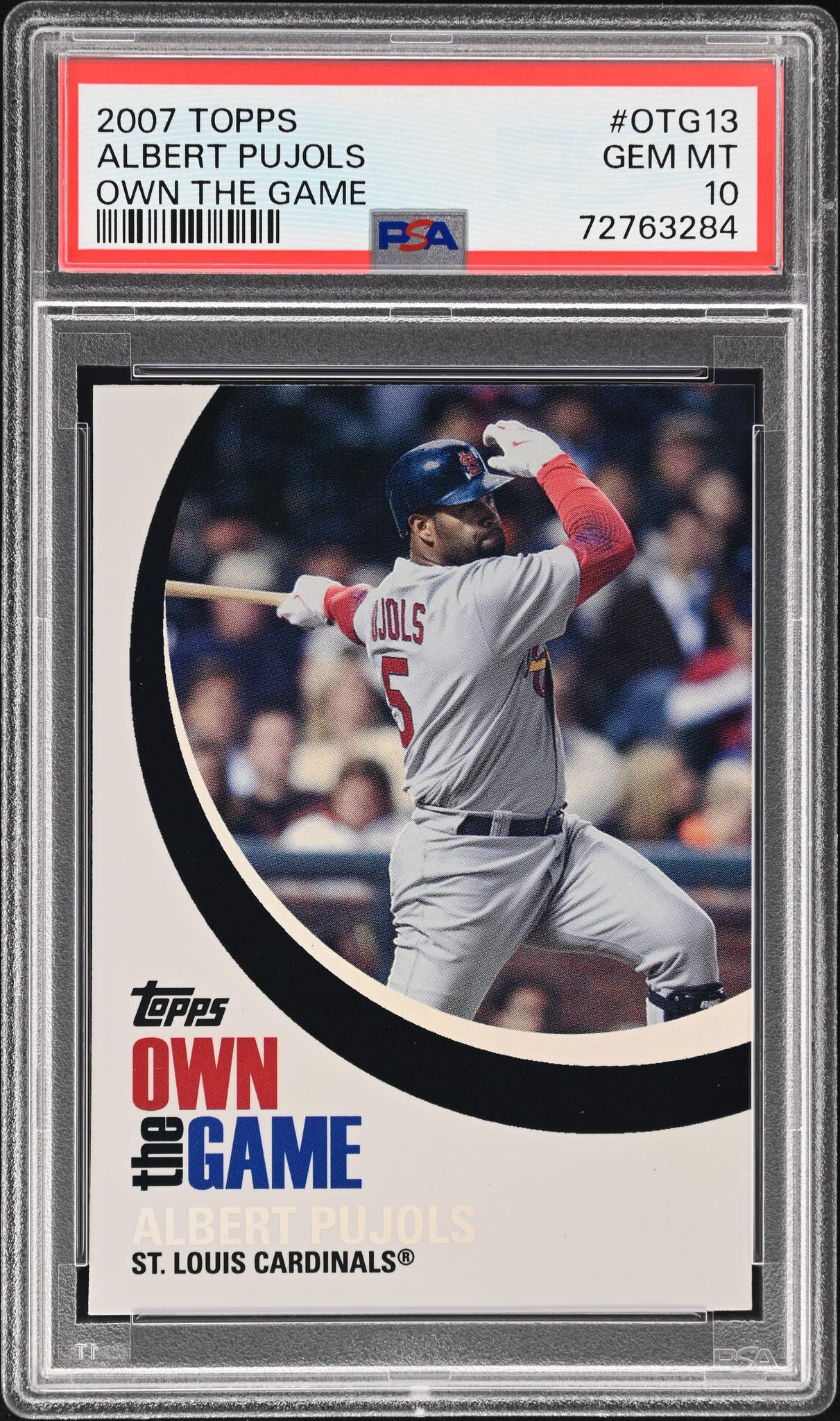 2007 Topps #OTG13 Albert Pujols Own the Game PSA 10