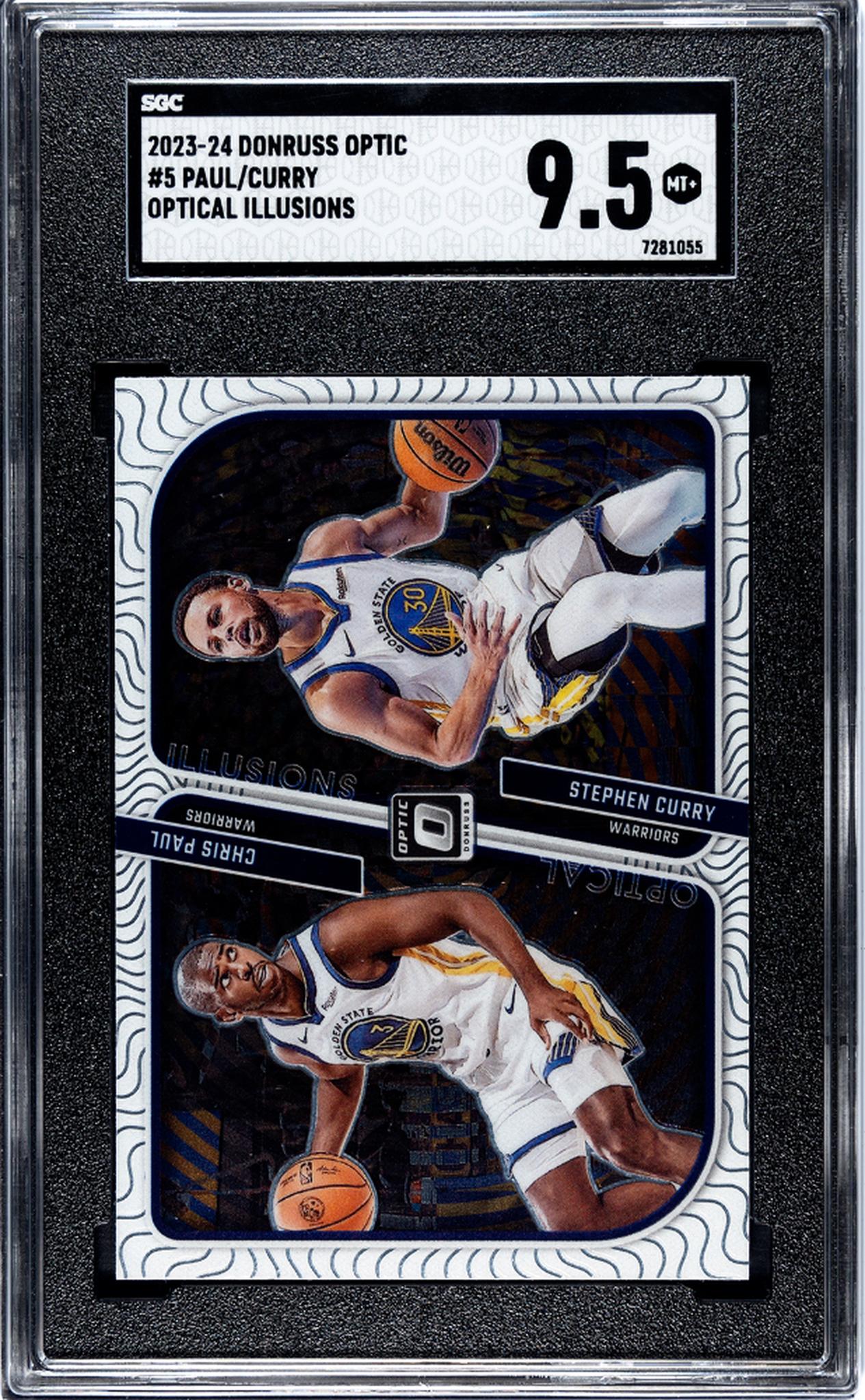 2023-24 Donruss Optic Optical Illusions Paul/Curry #5 SGC 9.5